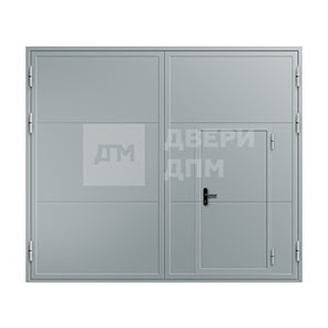 Огнестойкие ворота EI-30 с калиткой ВПМ-11